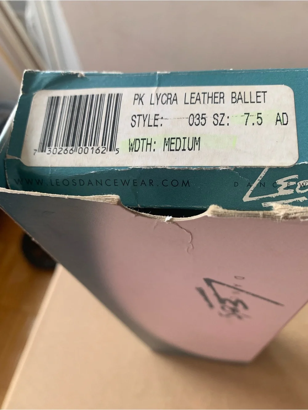 Leo’s ballet shoes , size 7.5